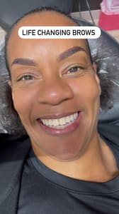 Eyebrow Tattoo result by Luxe Dreamers Beauty & Academy in Arlington, TX