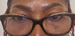 Eyebrow Tattoo result by Luxe Dreamers Beauty & Academy in Arlington, TX
