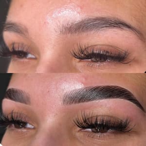 Eyebrow Tattoo result by Luxe Esthetix in Bethel Park, PA