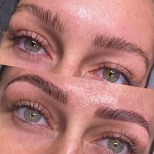 Eyebrow Tattoo result by Luxe Esthetix in Bethel Park, PA