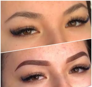 Eyebrow Tattoo result by LUXE Ink + Aesthetics in Salinas, CA