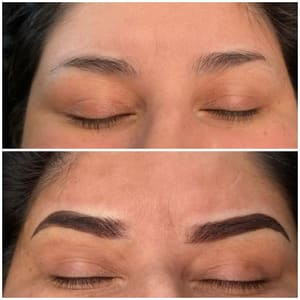 Eyebrow Tattoo result by LUXE Ink + Aesthetics in Salinas, CA