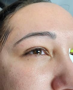 Eyebrow Tattoo result by LUXE Ink and Esthetics in Royal Palm Beach, FL