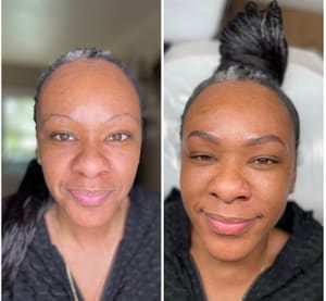 Eyebrow Tattoo result by Luxe Kanvas in Pittsburg, CA