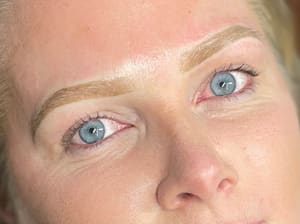 Eyebrow Tattoo result by Luxe Kanvas in Pittsburg, CA