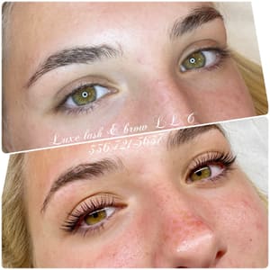 Eyebrow Tattoo result by Luxe Lash & Brow LLC in King, NC