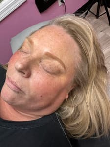 Eyebrow Tattoo result by Luxe lines by Katy in Lebanon, TN