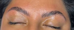 Eyebrow Tattoo result by Luxesthetic Babe in Bastrop, TX