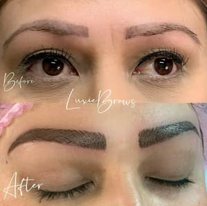 Eyebrow Tattoo result by Luxie Browz in San Antonio, TX