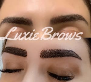 Eyebrow Tattoo result by Luxie Browz in San Antonio, TX