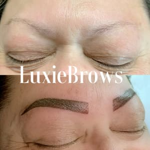 Eyebrow Tattoo result by Luxie Browz in San Antonio, TX