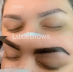 Eyebrow Tattoo result by Luxie Browz in San Antonio, TX