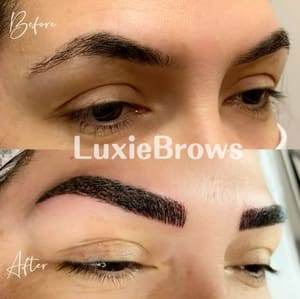 Eyebrow Tattoo result by Luxie Browz in San Antonio, TX