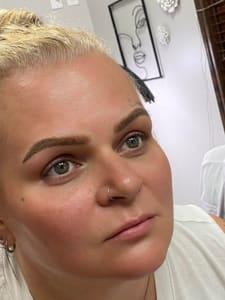 Eyebrow Tattoo result by Luxino Permanent MakeUp in Plano, TX