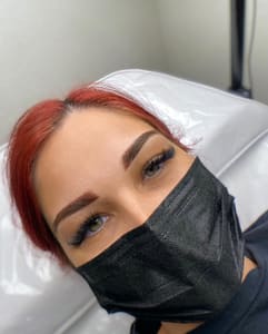 Eyebrow Tattoo result by Luxino Permanent MakeUp in Plano, TX