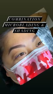 Eyebrow Tattoo result by Luxious Beauty in Garden Grove, CA