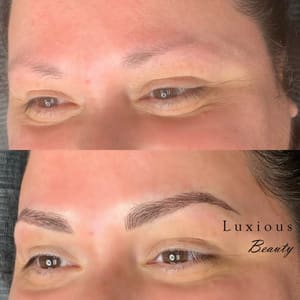 Eyebrow Tattoo result by Luxious Beauty in Garden Grove, CA