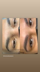 Eyebrow Tattoo result by Luxious Beauty in Garden Grove, CA