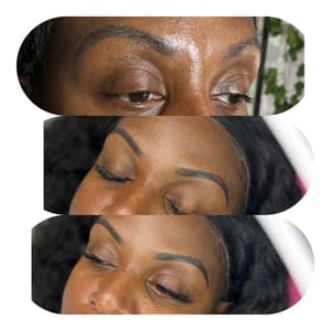 Eyebrow Tattoo result by Luxurious Beauty Cosmetic in Glendale, NY