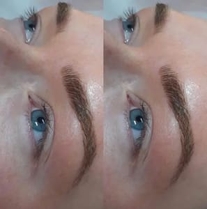 Eyebrow Tattoo result by Luxurious Beauty Studios in West Hempstead, NY