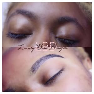 Eyebrow Tattoo result by Luxury Brow Designs in St Charles, MO