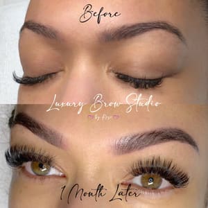 Eyebrow Tattoo result by Luxury Brow Studio in Cypress, CA