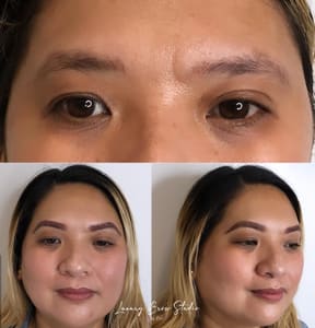 Eyebrow Tattoo result by Luxury Brow Studio in Cypress, CA