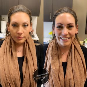 Eyebrow Tattoo result by Luxury Brows in Rochester Hills, MI