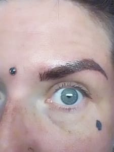 Eyebrow Tattoo result by Luxury Lifestyle Aesthetics in Fort Smith, AR