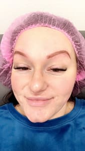 Eyebrow Tattoo result by Luxury Lifestyle Aesthetics in Fort Smith, AR