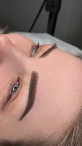 Eyebrow Tattoo result by Luxury permanent makeup by Natalie Kalini in Kirkland, WA