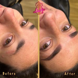Eyebrow Tattoo result by LV Aesthetic Permanent Makeup in Oakland, CA