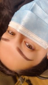 Eyebrow Tattoo result by LV Aesthetic Permanent Makeup in Oakland, CA