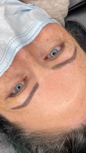 Eyebrow Tattoo result by LV Aesthetic Permanent Makeup in Oakland, CA