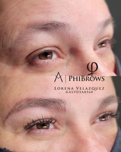 Eyebrow Tattoo result by LV Beauty Architect in El Paso, TX