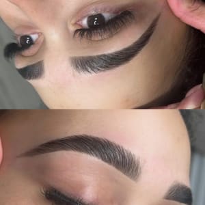 Eyebrow Tattoo result by LV Luxe in Iselin, NJ