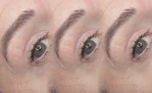 Eyebrow Tattoo result by Lyna Beauty & Clinic LLC Microblading NanoHairstrokes in Frederick, MD