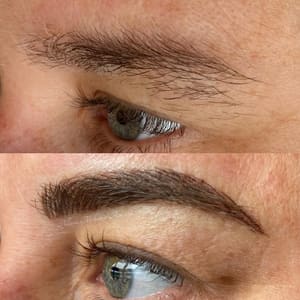 Eyebrow Tattoo result by Lyss Brow Artistry in Pontiac, MI