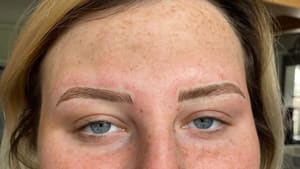 Eyebrow Tattoo result by Lyss Brow Artistry in Pontiac, MI