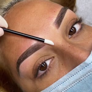 Eyebrow Tattoo result by M Beauty Studio in Orange, CT