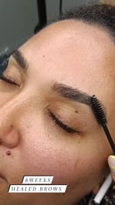 Eyebrow Tattoo result by M Nails&Brows by Quynh in Spring, TX