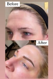 Eyebrow Tattoo result by M Spa Esthetics in Rocklin, CA