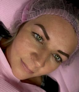 Eyebrow Tattoo result by M4 Beauty LLC in Magnolia, TX
