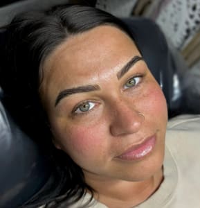 Eyebrow Tattoo result by M4 Beauty LLC in Magnolia, TX