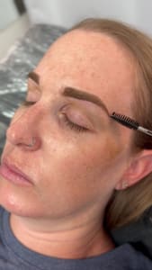 Eyebrow Tattoo result by MA Brow Studios in Yuba City, CA