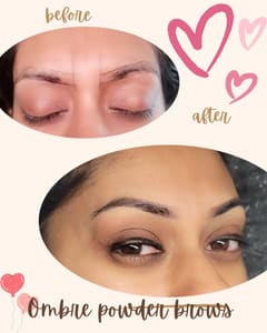 Eyebrow Tattoo result by MA Brow Studios in Yuba City, CA