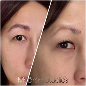 Eyebrow Tattoo result by MA Brow Studios in Yuba City, CA