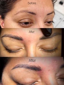 Eyebrow Tattoo result by MA Brow Studios in Yuba City, CA