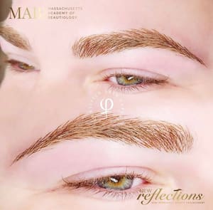Eyebrow Tattoo result by MAB - Permanent Makeup School in Plymouth, MA