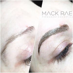 Eyebrow Tattoo result by Mack Rae Permanent Cosmetics in Sherwood, AR